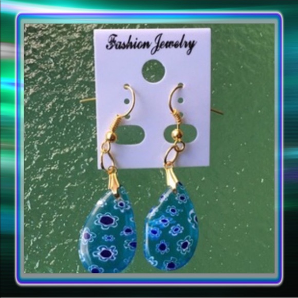 Jewelry - Glass Drop Earrings